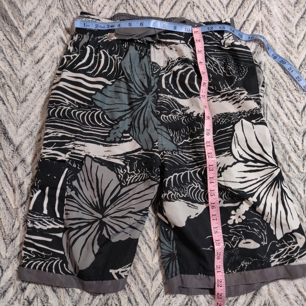 Vintage Tru Cal swim trunks teen medium